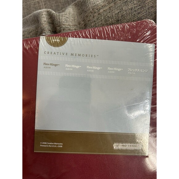 Creative Memories Flex Hinge 12x12 Cover Set Red Album New NO PAGES - Picture 2 of 7